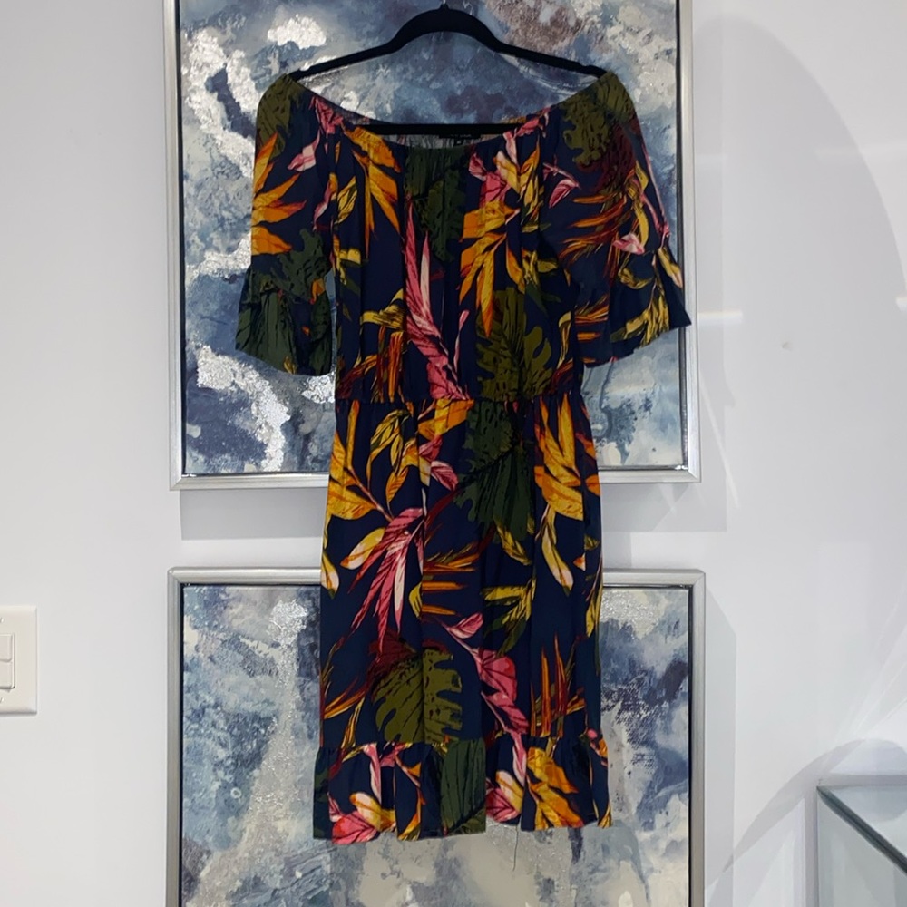Floral print dress